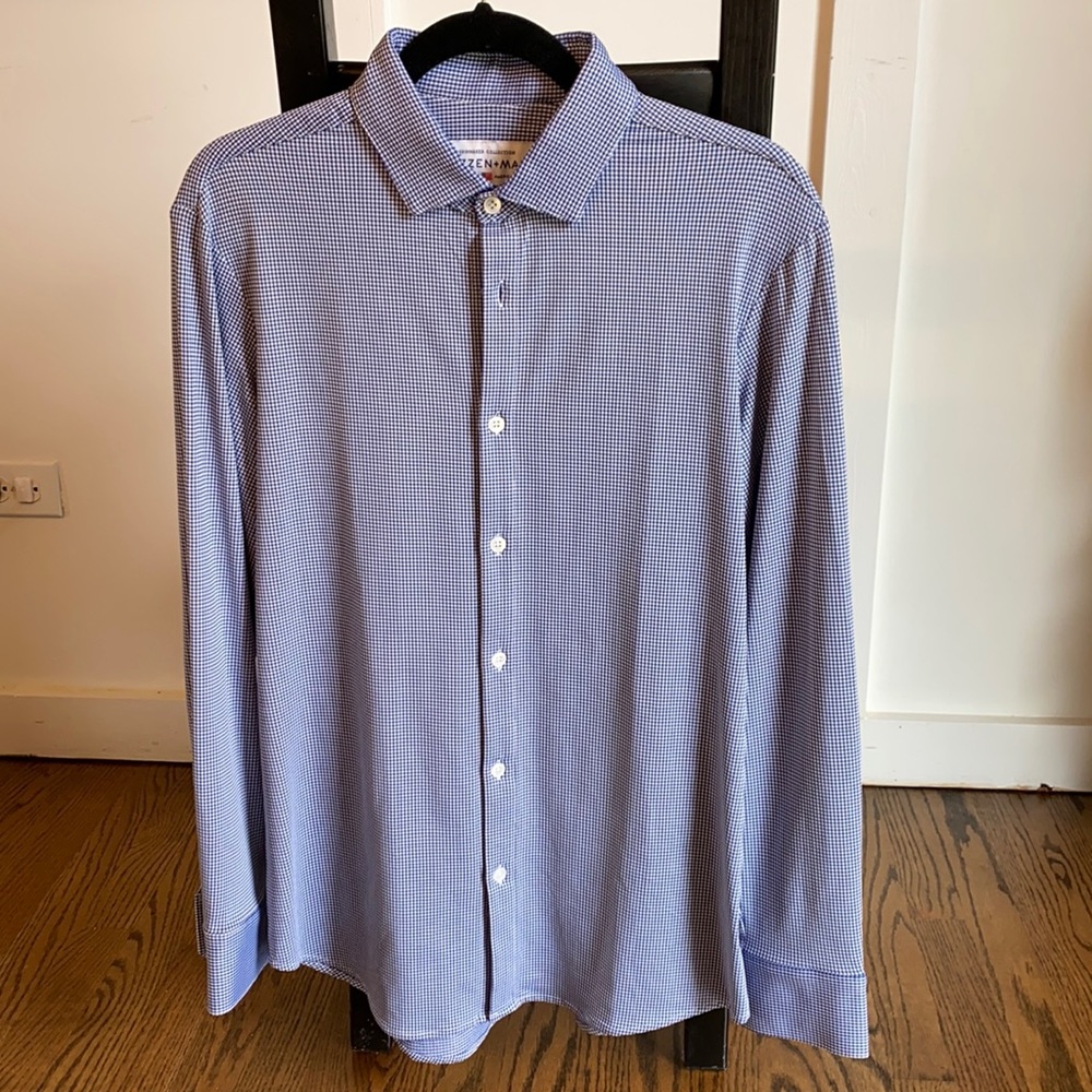 Mizzen + Main Spinnaker Med Trim Fit Dress Shirt
